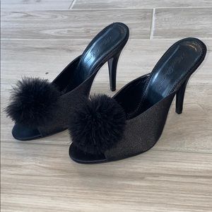 Tanya Black Sarin Kitten Mule Agent Provacetuer